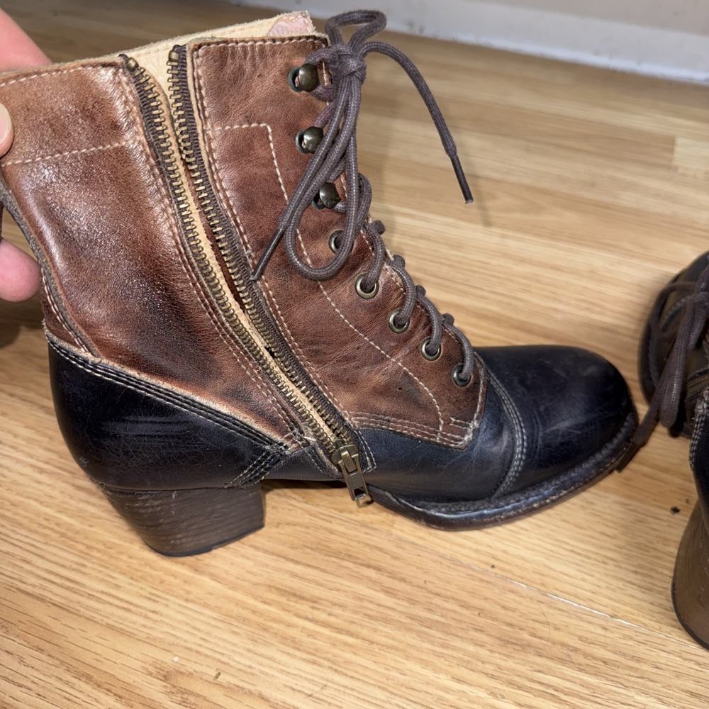 Bed Stu Judgement Women's Booties Side Zip Size 9 -runs small,‎ fits like 8.5 - Picture 5 of 9